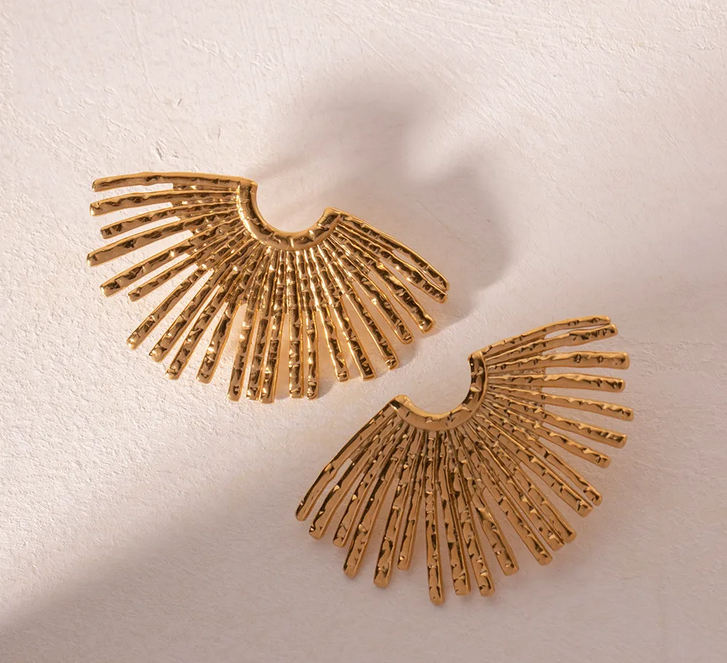 Boucles d'oreilles "Rayon d'Or"