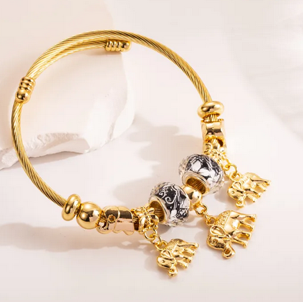 Breloque "Eléphants Sacré"