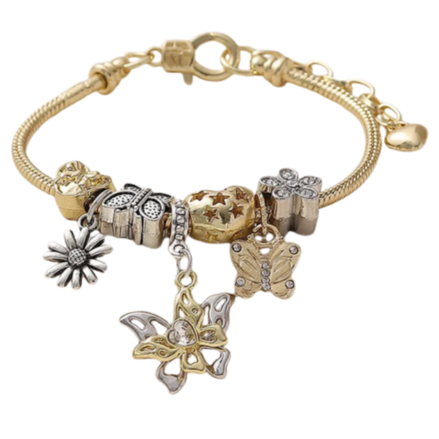 Breloque "Romantique Doré"