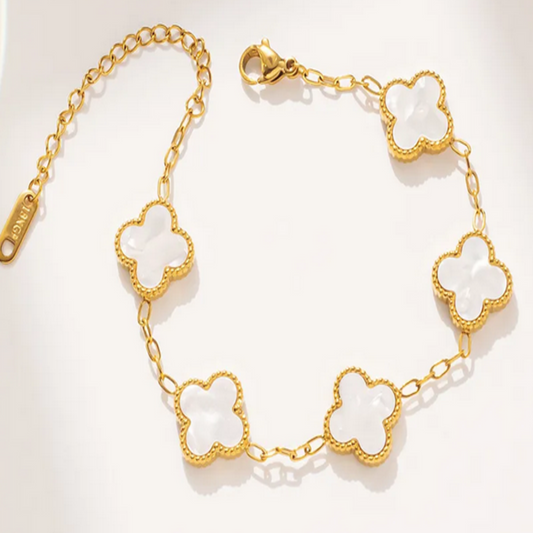 Bracelet "Tréfles glamour"