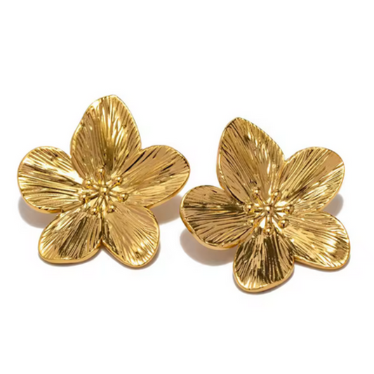 Boucles d'oreilles "Flowers" 5cm