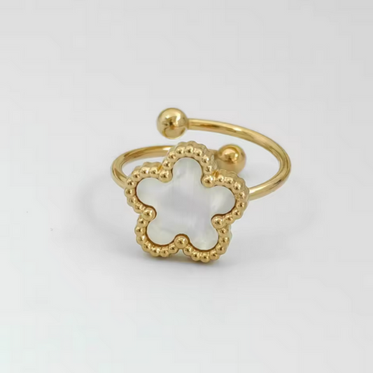 Bague "Tréfles Glam"