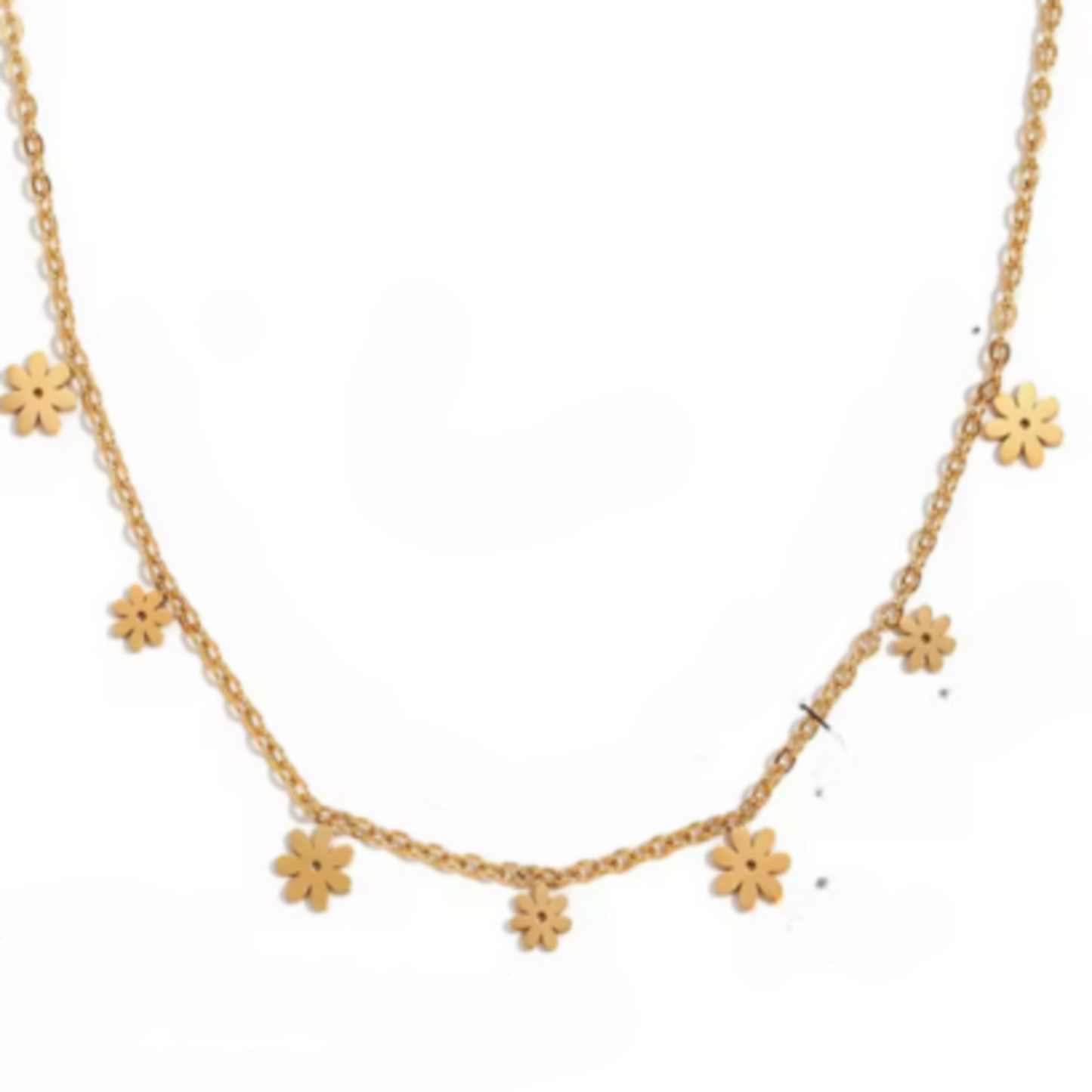 Collier "Pensée Dorée"