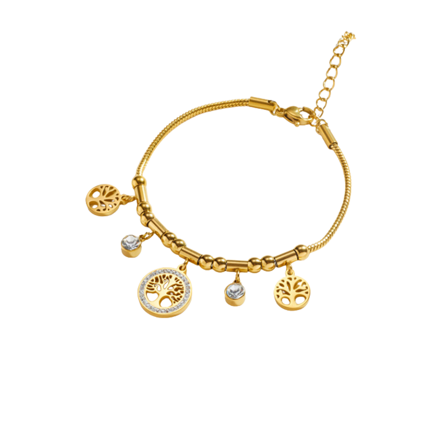 Bracelet "Arbre de vie & Charms"